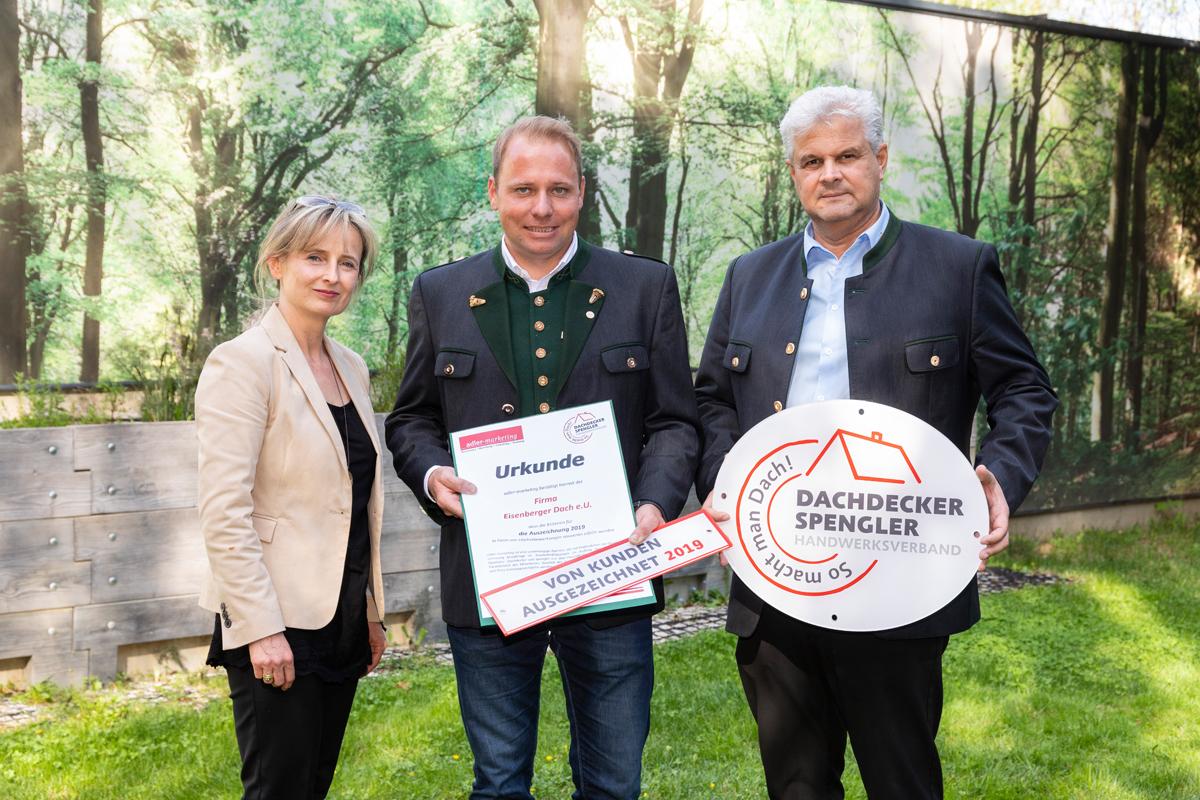 Ausgezeichneter Dachdecker und Spengler 2019